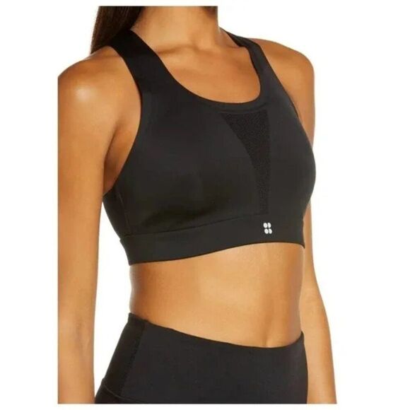 💗 SWEATY BETTY 💗 Black All Train Sports Bra - [32C/D] - Picture 4 of 12